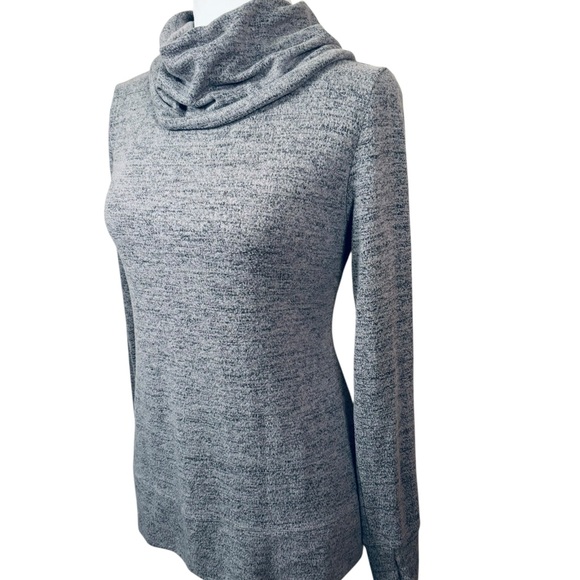 Ideology Women's Heather Gray Cowl Neck Sweater - Picture 3 of 8